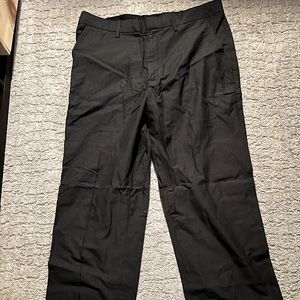 Dark Grey Banana Republic dress slacks.